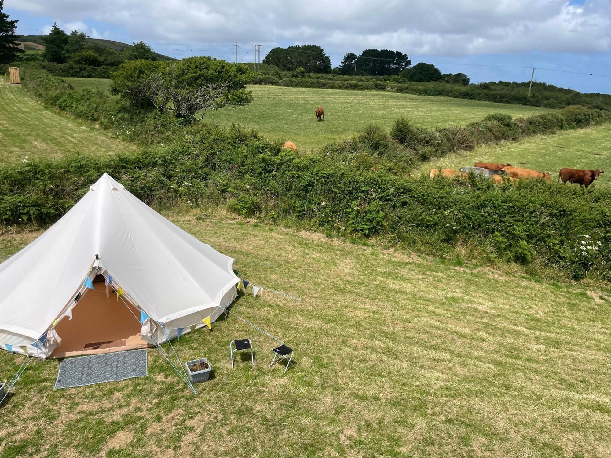 Trevena Cross Glamping & Camping Хелстън Екстериор снимка